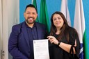 Câmara empossa Débora Rengel, nova servidora Câmara empossa Débora Rengel, nova servidora