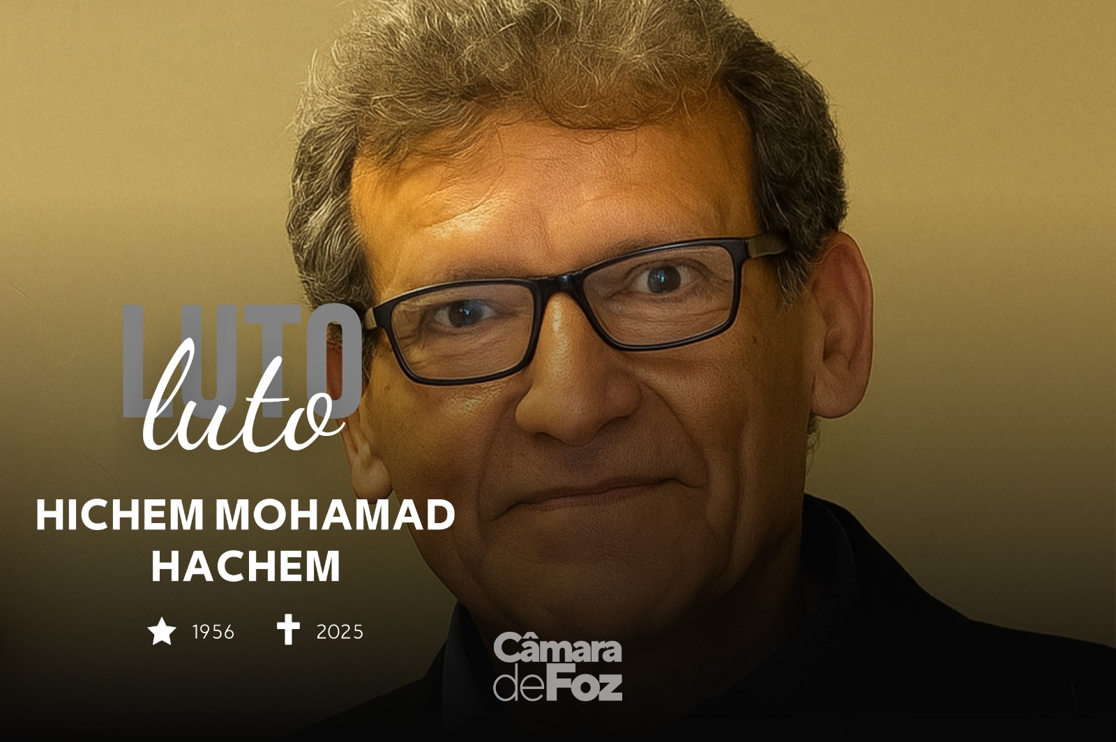 Câmara lamenta falecimento do pai da vereadora Yasmin Hachem