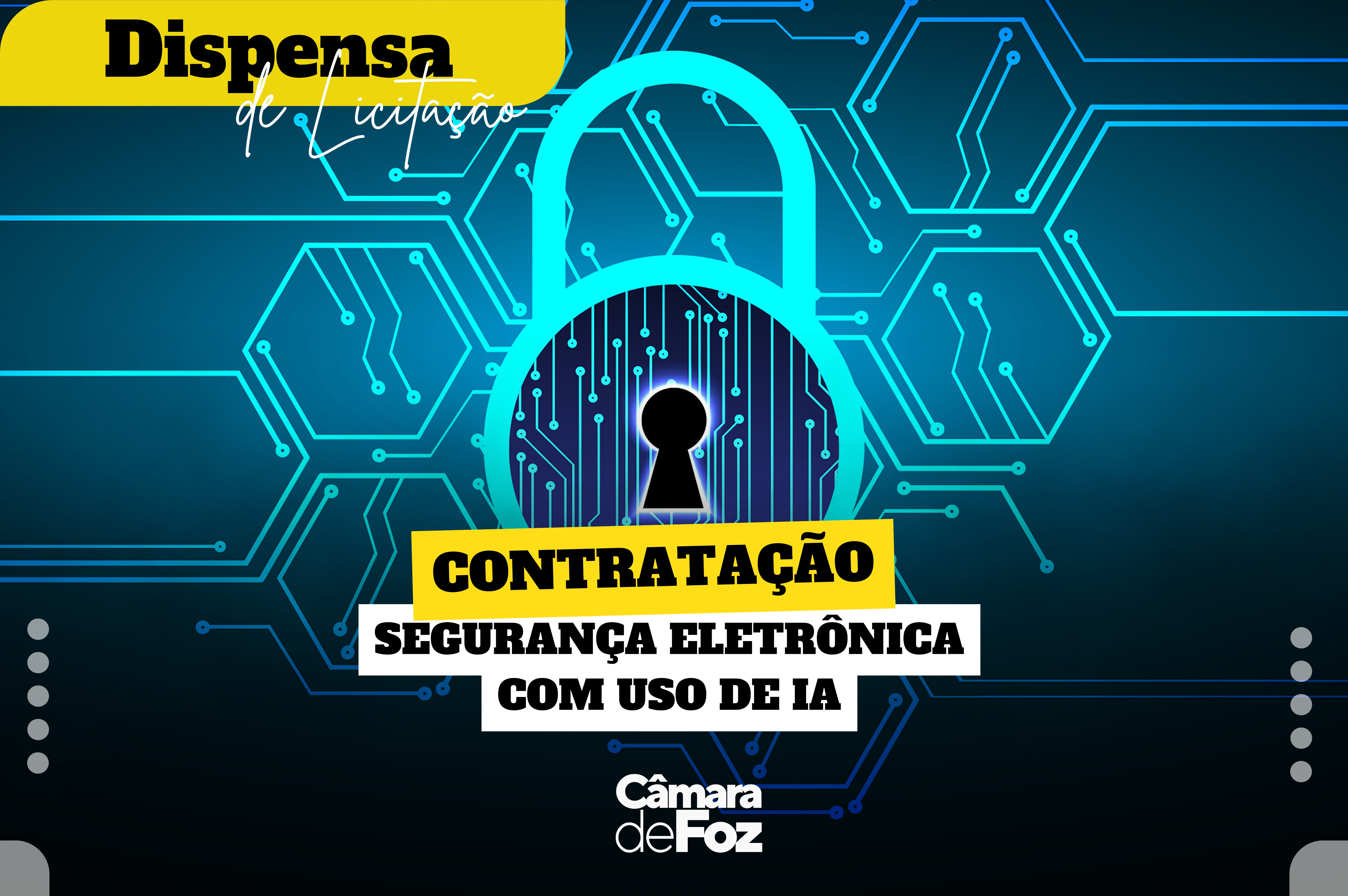 Câmara Municipal abre processo para contratação de sistema de segurança 24h com uso de inteligência artificial