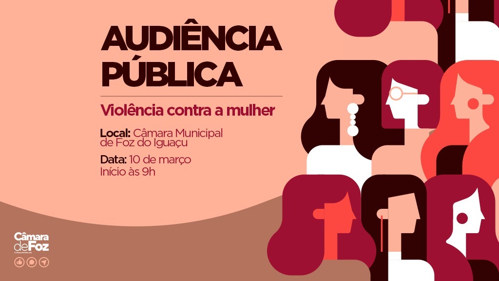 Câmara propõe audiência pública para discutir assunto relativos à violência contra a mulher
