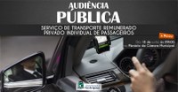 Câmara realiza audiência pública para debater regulamentação dos aplicativos de transporte de passageiros