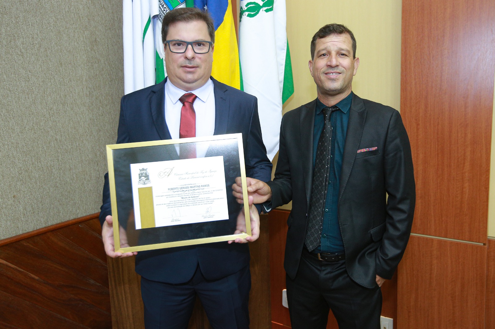 Câmara realiza moção de aplauso ao engenheiro Roberto Gerassi Martins Ramos