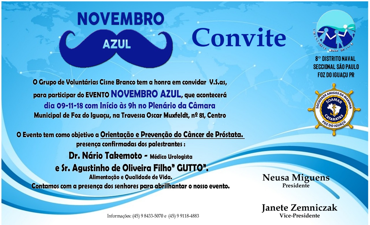 Câmara recebe evento de conscientização sobre o câncer de próstata