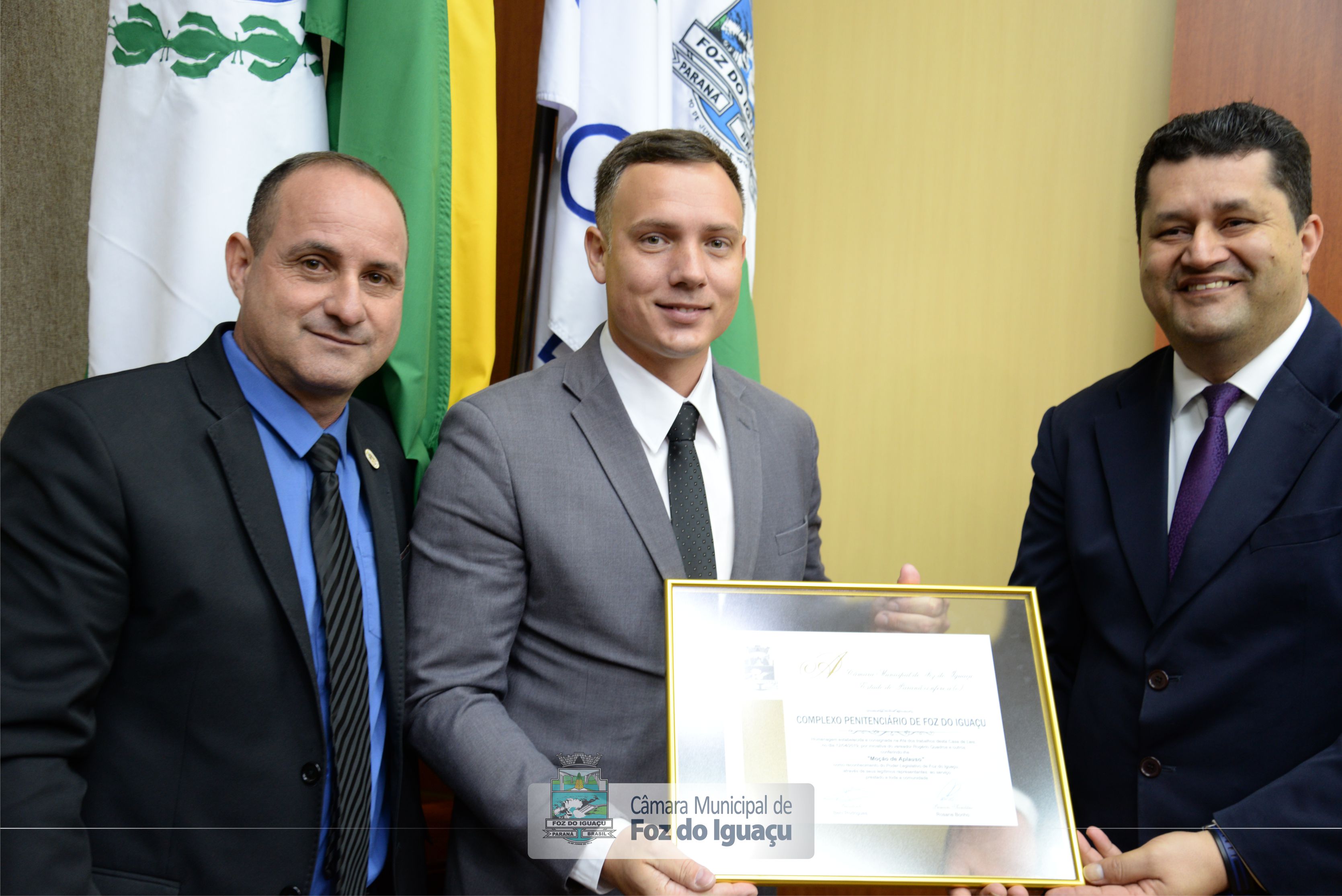 Complexo Penitenciário de Foz do Iguaçu recebe moção de aplauso na Câmara