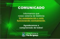 COMUNICADO