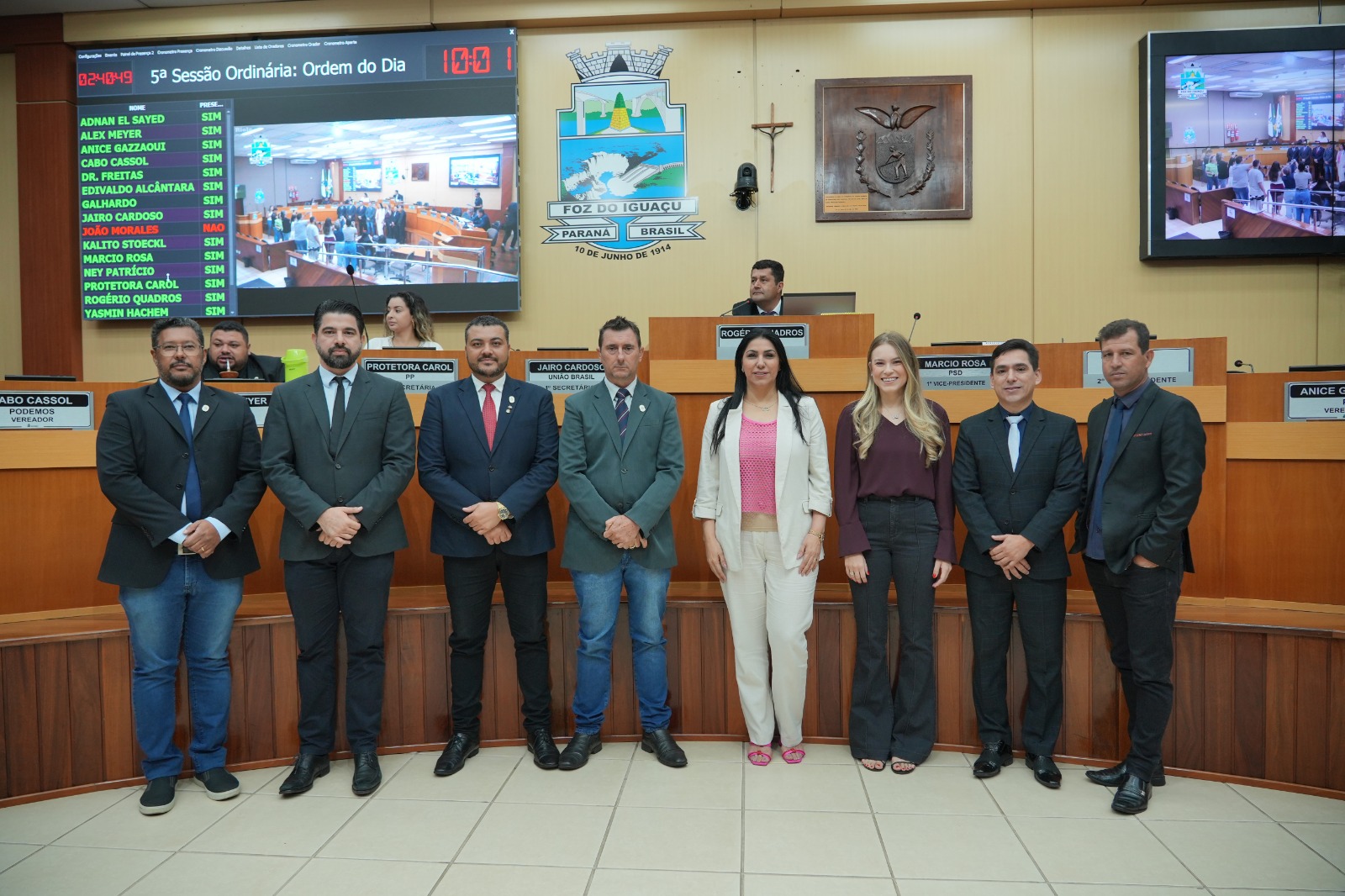 Definida nova composição do Conselho de Ética e Decoro parlamentar da Câmara de Foz