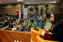 Delegada realiza palestra na Câmara de Foz sobre assédio no ambiente de trabalho Delegada realiza palestra na Câmara de Foz sobre assédio no ambiente de trabalho