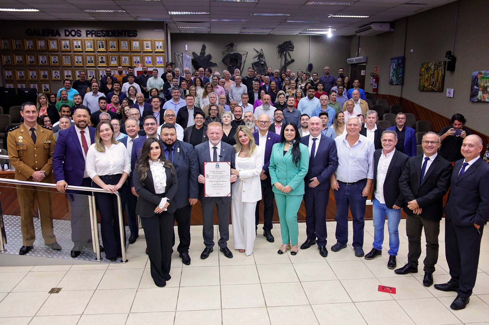 Deputado Vermelho integra o rol de cidadãos honorários de Foz do Iguaçu