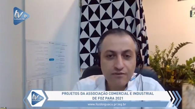 Faisal Ismail (ACIFI) aborda desenvolvimento regional, atração de investimentos e inovação para Foz