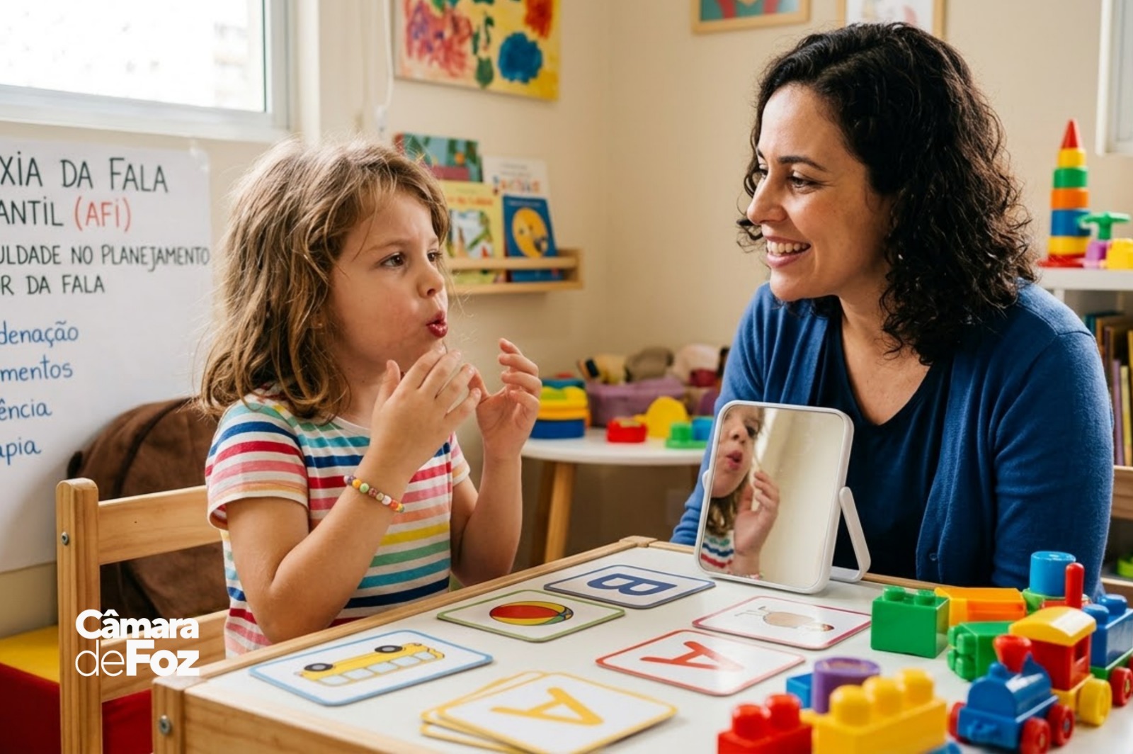 Foz cria política para atendimento a crianças com apraxia da fala