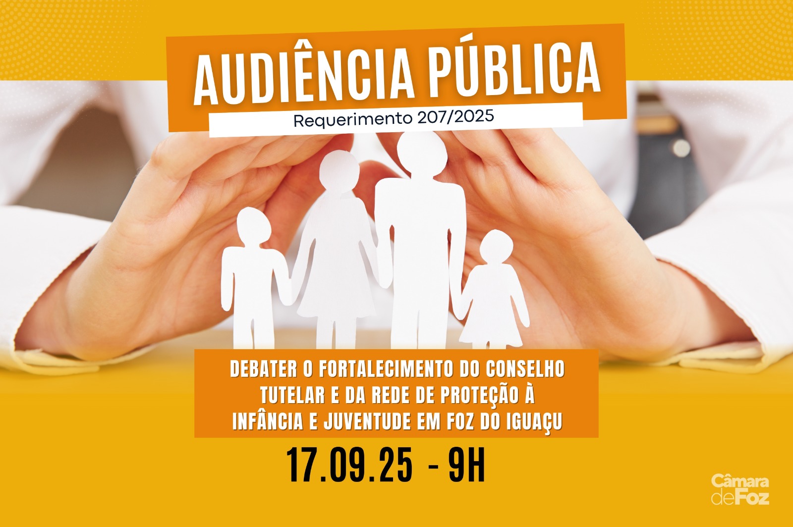 Foz do Iguaçu vai debater melhorias no Conselho Tutelar e na Rede de Proteção Social de crianças e adolescentes