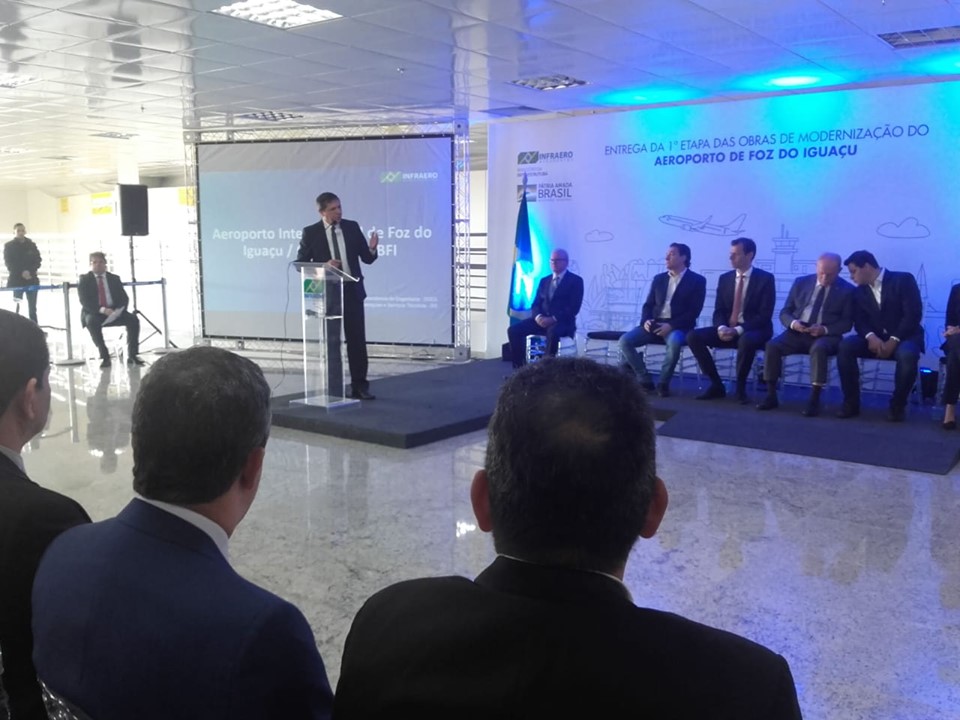 Inauguração de obras no aeroporto é uma vitória para o turismo e para a economia de Foz