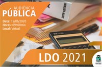 Legislativo discute Lei de Diretrizes Orçamentárias (LDO) para 2021 nesta sexta (09h), em audiência virtual