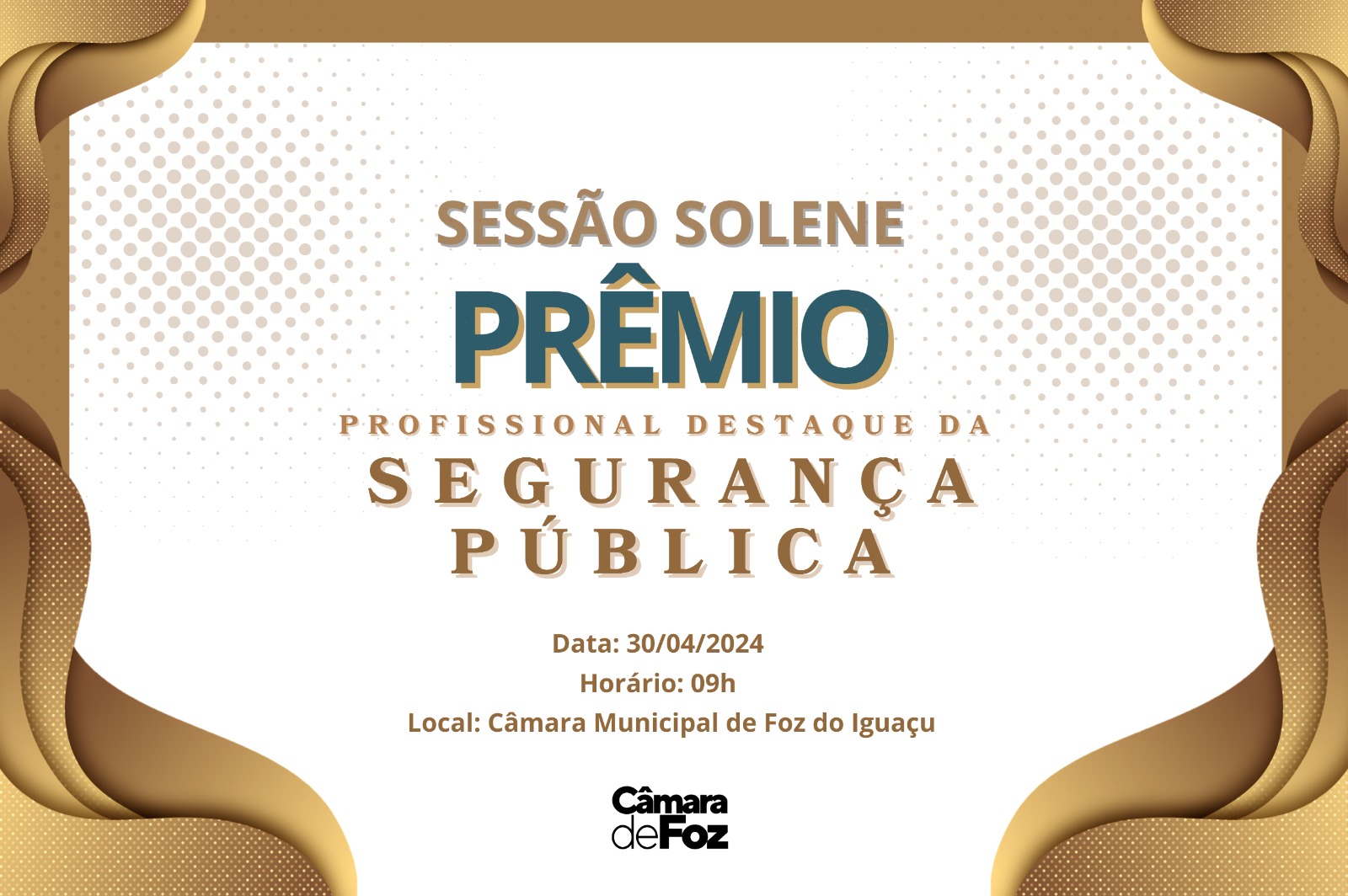 Legislativo Iguaçuense homenageia profissionais da segurança