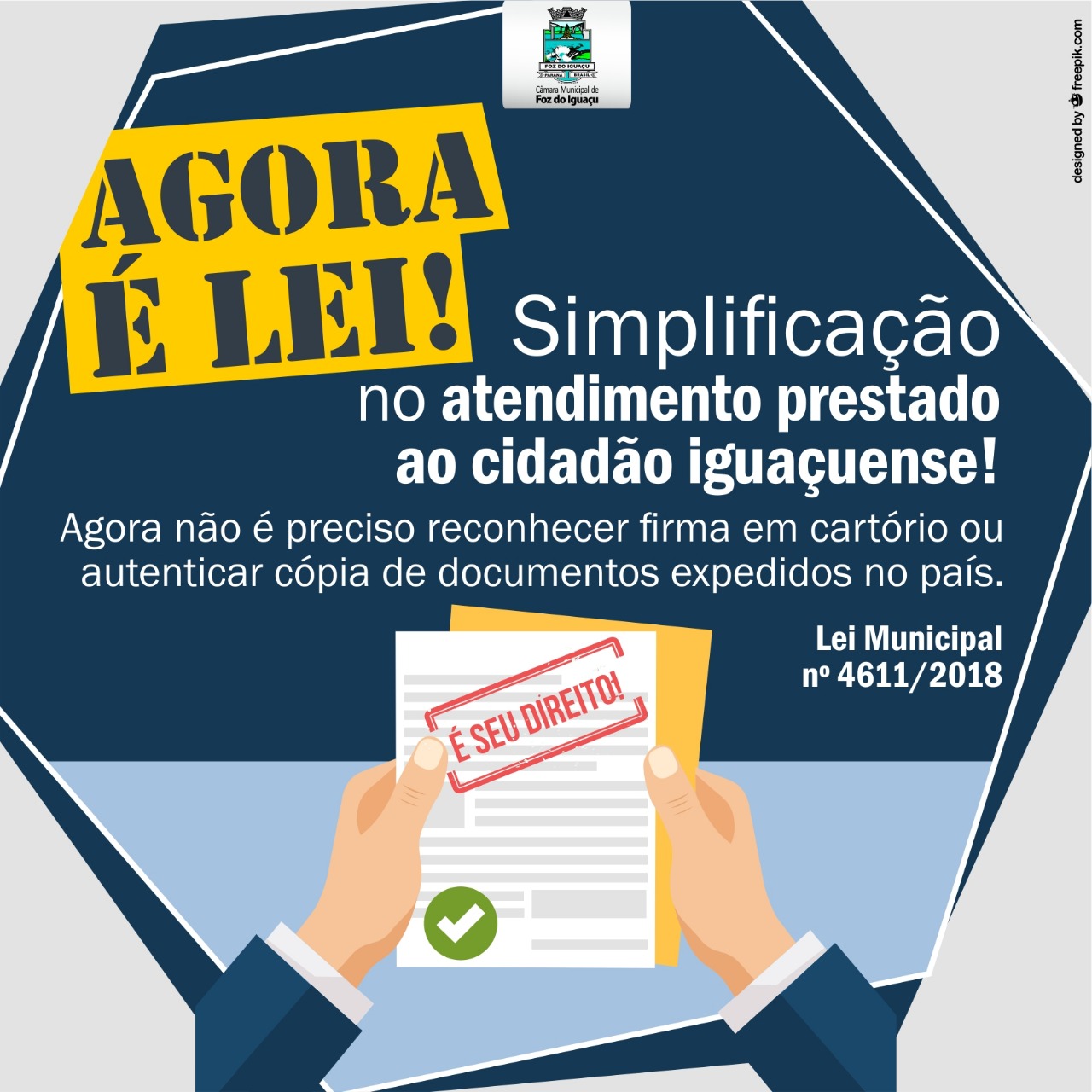 Lei que simplifica atendimento ao cidadão na administração pública está vigor!