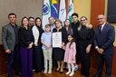 Maria Inês Valente Pacagnan recebe Título de Cidadã Honorária de Foz do Iguaçu Maria Inês Valente Pacagnan recebe Título de Cidadã Honorária de Foz do Iguaçu