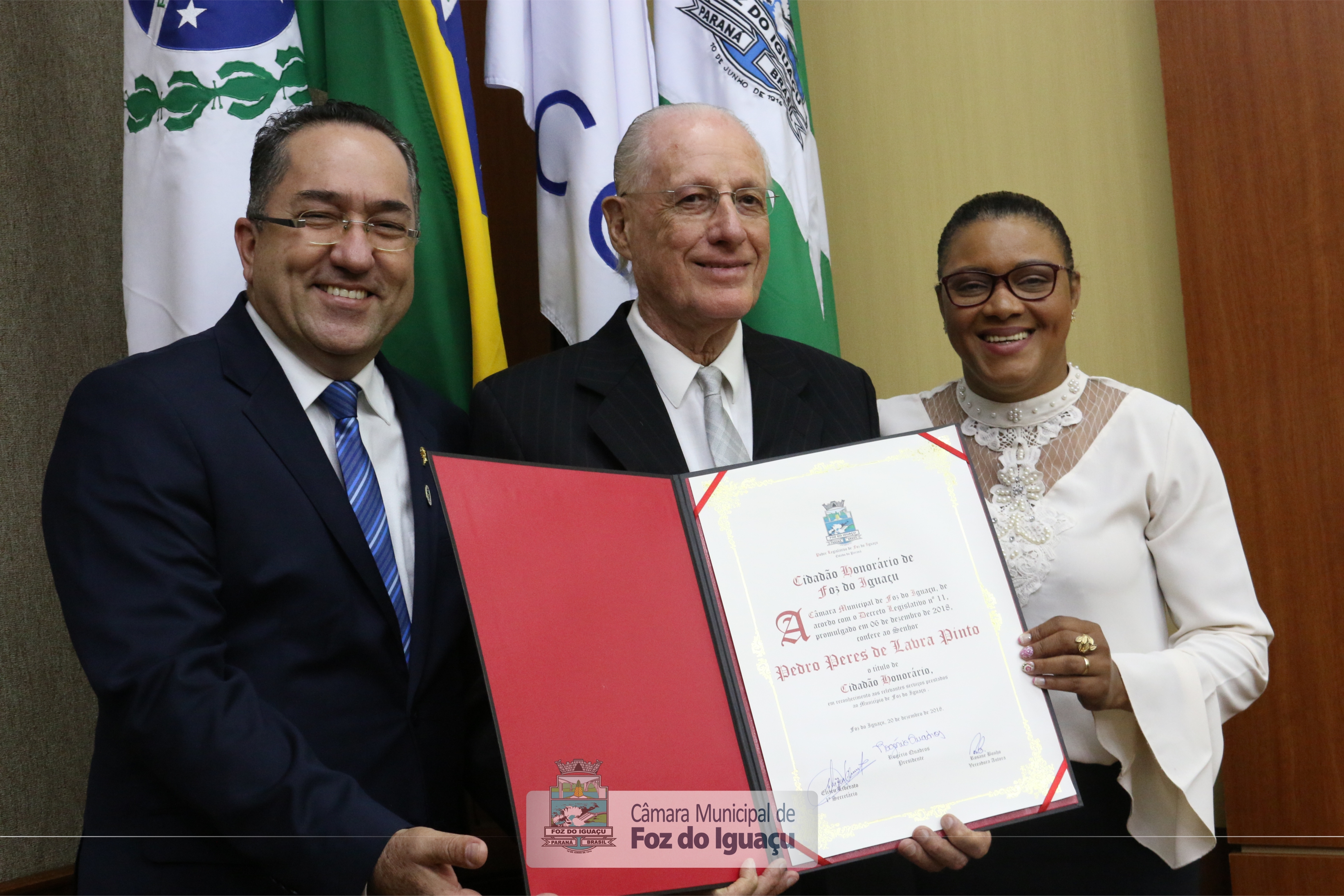 Médico Pedro Peres de Lavra Pinto é mais novo Cidadão Honorário de Foz