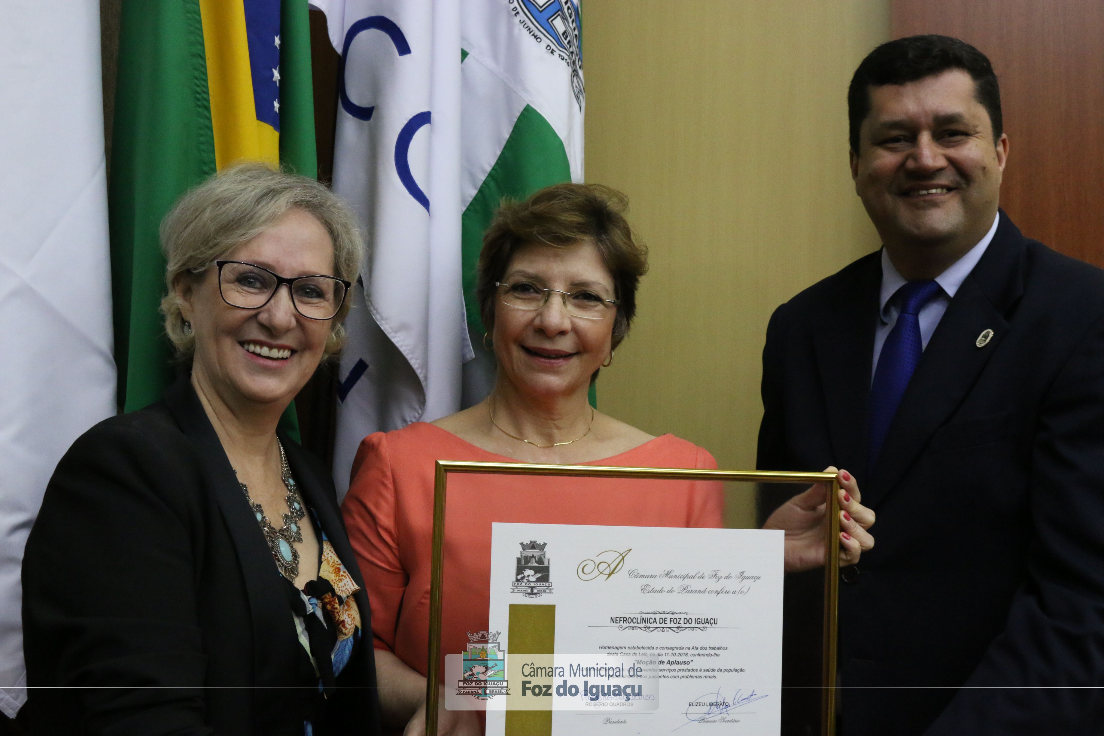 Nefroclínica é homenageada pelo Poder Legislativo