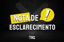 NOTA DE ESCLARECIMENTO DA CÂMARA MUNICIPAL DE FOZ DO IGUAÇU NOTA DE ESCLARECIMENTO DA CÂMARA MUNICIPAL DE FOZ DO IGUAÇU