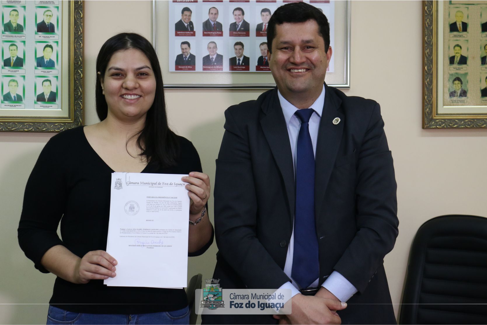 Nova servidora assume cargo de recepcionista na Câmara Municipal