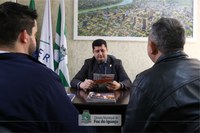 Presidente da Câmara de Foz recebe visita de representantes do SENAC