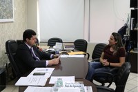 Presidente da Câmara recebe visita de representante da ACAMOP