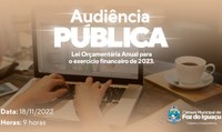 Presidente Ney Patrício reforça convite para população participar da discussão do orçamento de 2023