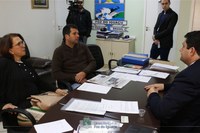 Presidentes das câmaras de Mata Grande e Arapiraca, no Estado de Alagoas, visitam o Legislativo Iguaçuense