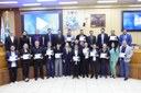 Profissionais são homenageados na 1ª edição do Prêmio Destaque da Imprensa Profissionais são homenageados na 1ª edição do Prêmio Destaque da Imprensa