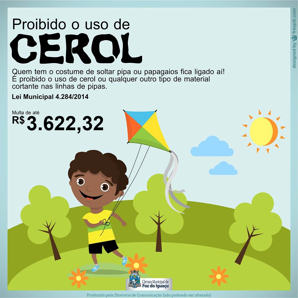 Quem tem o costume de soltar pipa ou papagaios fica ligado aí!