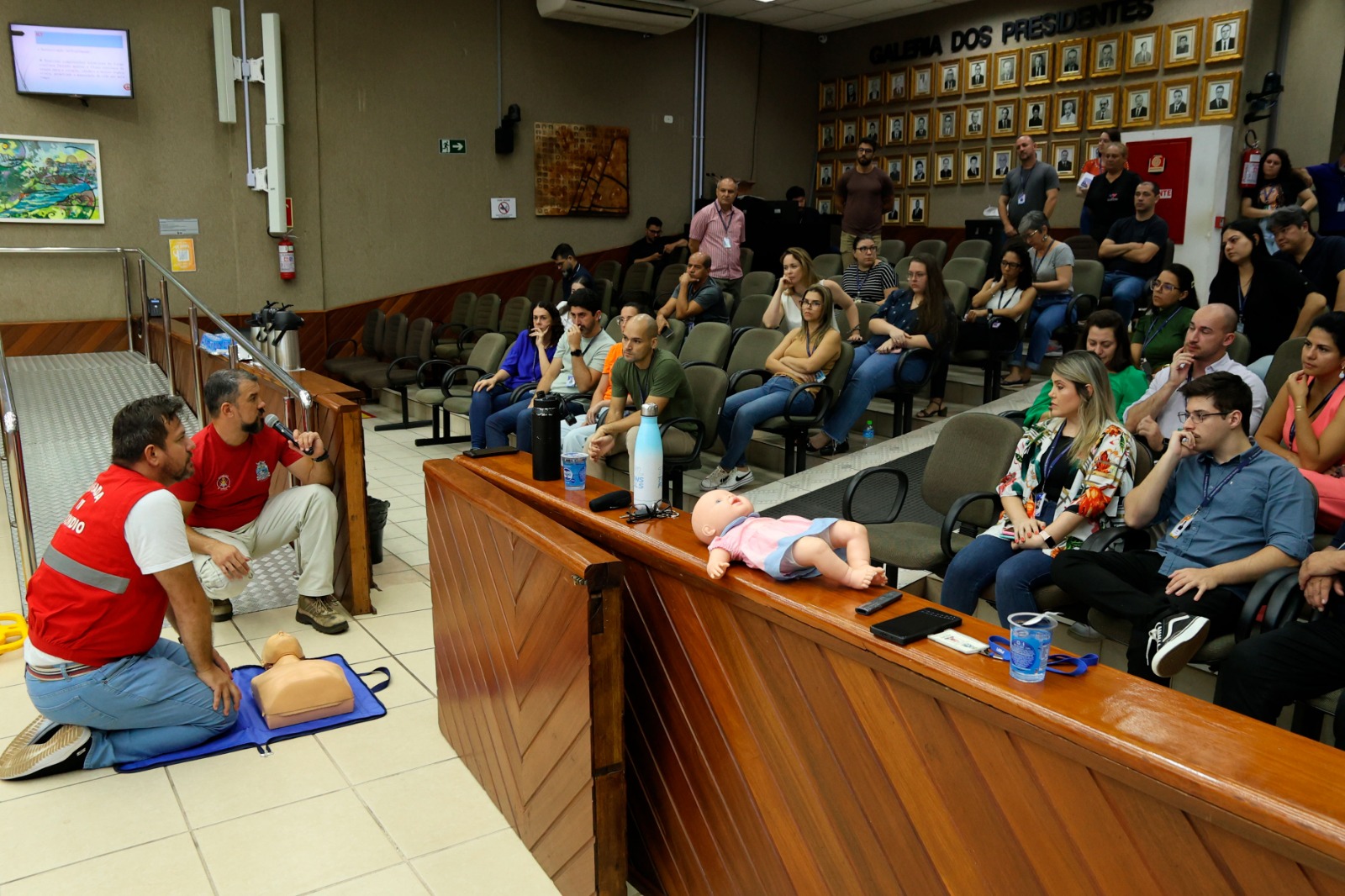 Servidores do Legislativo recebem capacitação de primeiros socorros