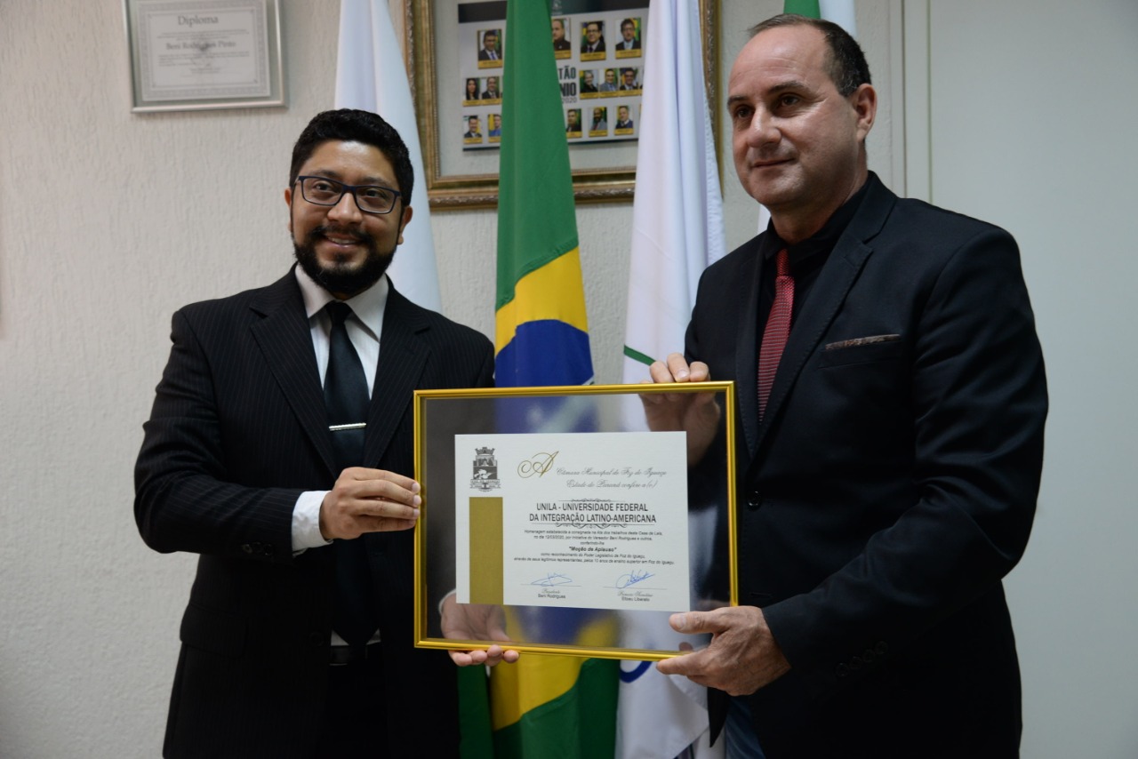 Unila recebe moção de aplauso da Câmara pelos 10 anos de ensino superior em Foz