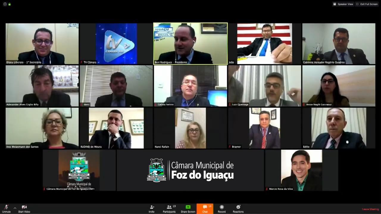 Veja as mais de 40 proposições dos vereadores de Foz no enfrentamento da pandemia