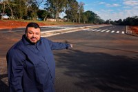 Vereador Alex Meyer destaca obra de ligação do Porto Meira à Av. das Cataratas