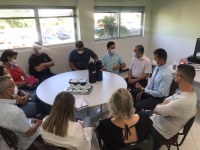 Vereador participa de reunião no Hospital Municipal com diretor da Fundação de Saúde