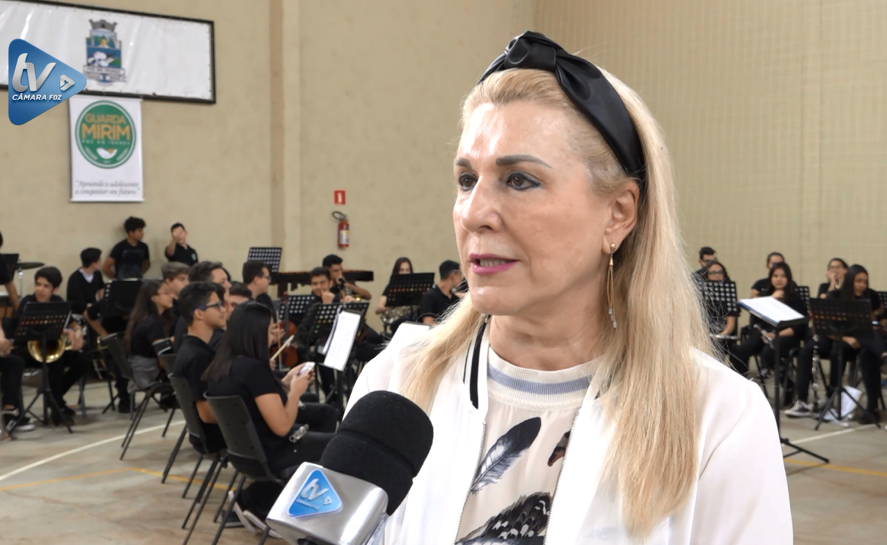 Vereadora Nanci destina recurso e banda da Guarda Mirim recebe novos instrumentos