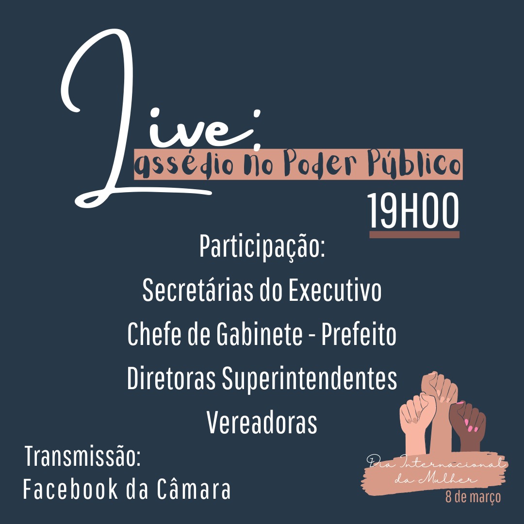 Vereadoras e Secretárias Municipais debatem assédio no serviço público 