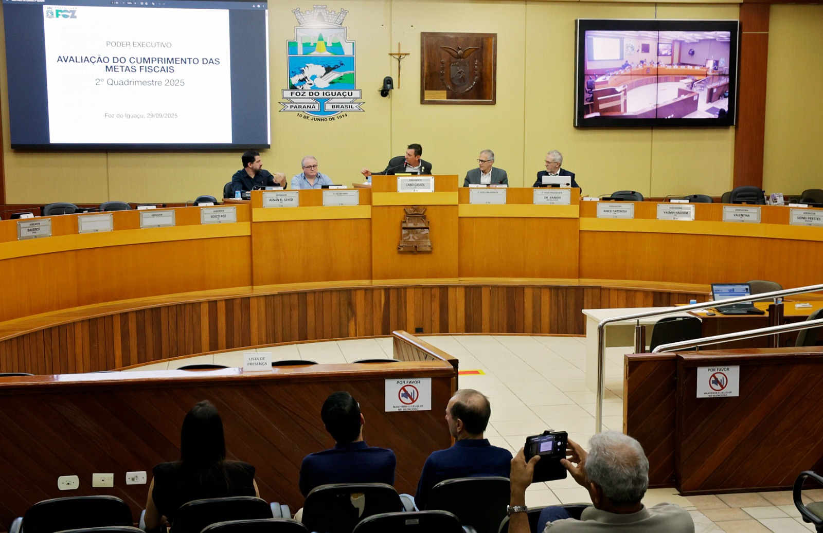 Vereadores acompanham prestação de contas da Prefeitura 