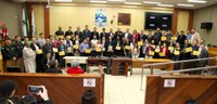 Vereadores prestigiam homenagem da FIEP sobre o Dia do Profissional de Educação Física