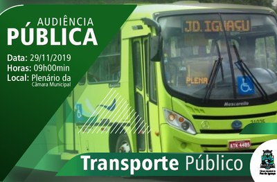 Audiência Pública Transporte Coletivo