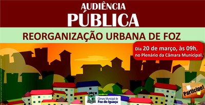 Audiência Reorganização Urbana