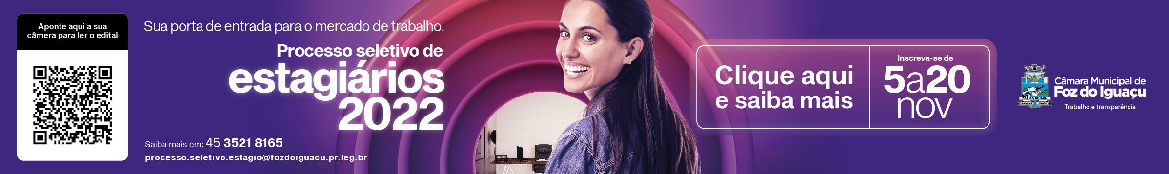Redes - CFZ 0013 22D WEB BANNER PROCESSO SELETIVO 2394,73 X 355,47PX - site oficial