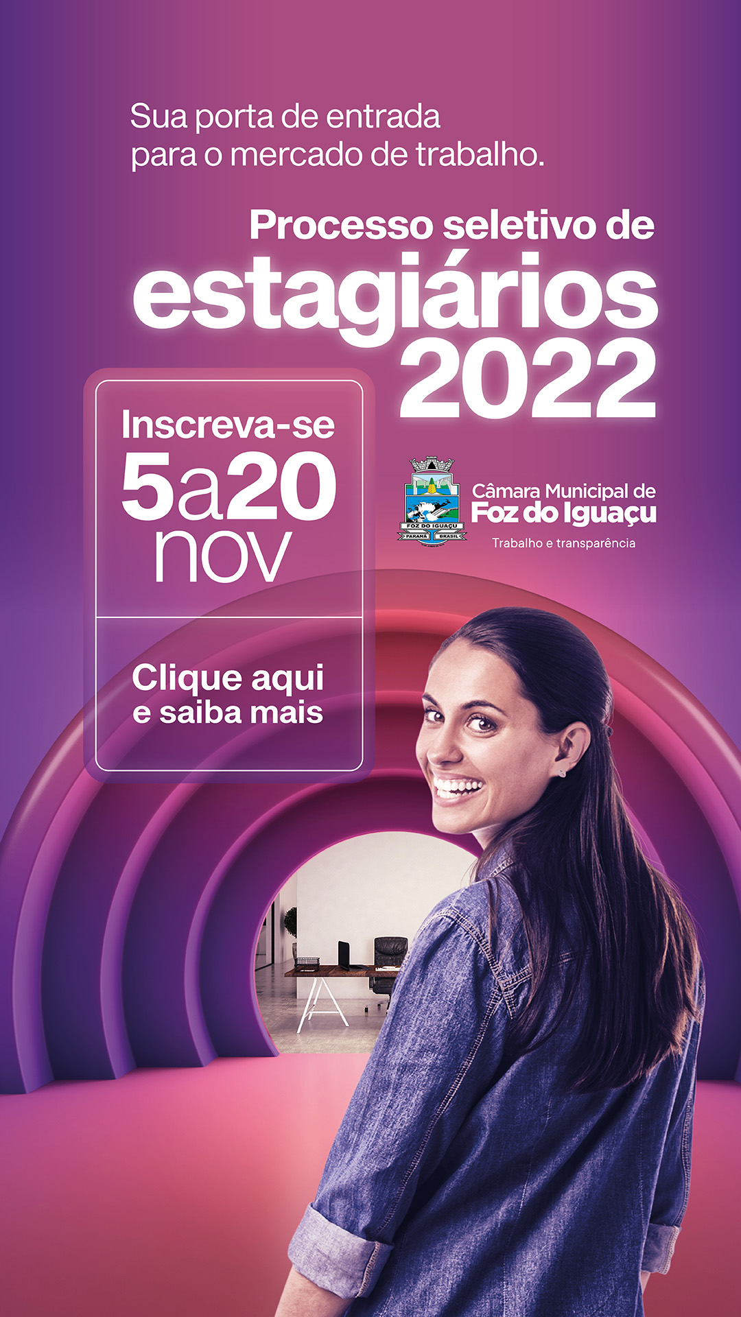 Redes - CFZ 0013 22D WEB BANNER PROCESSO SELETIVO 1080X1920PX - Stories